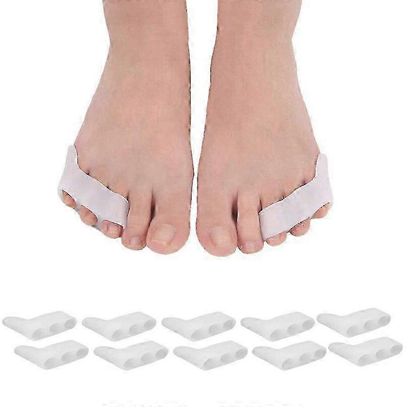 2025 Toe Separators, Overlapping Toe Corrector, Triple Gel Toe Separator