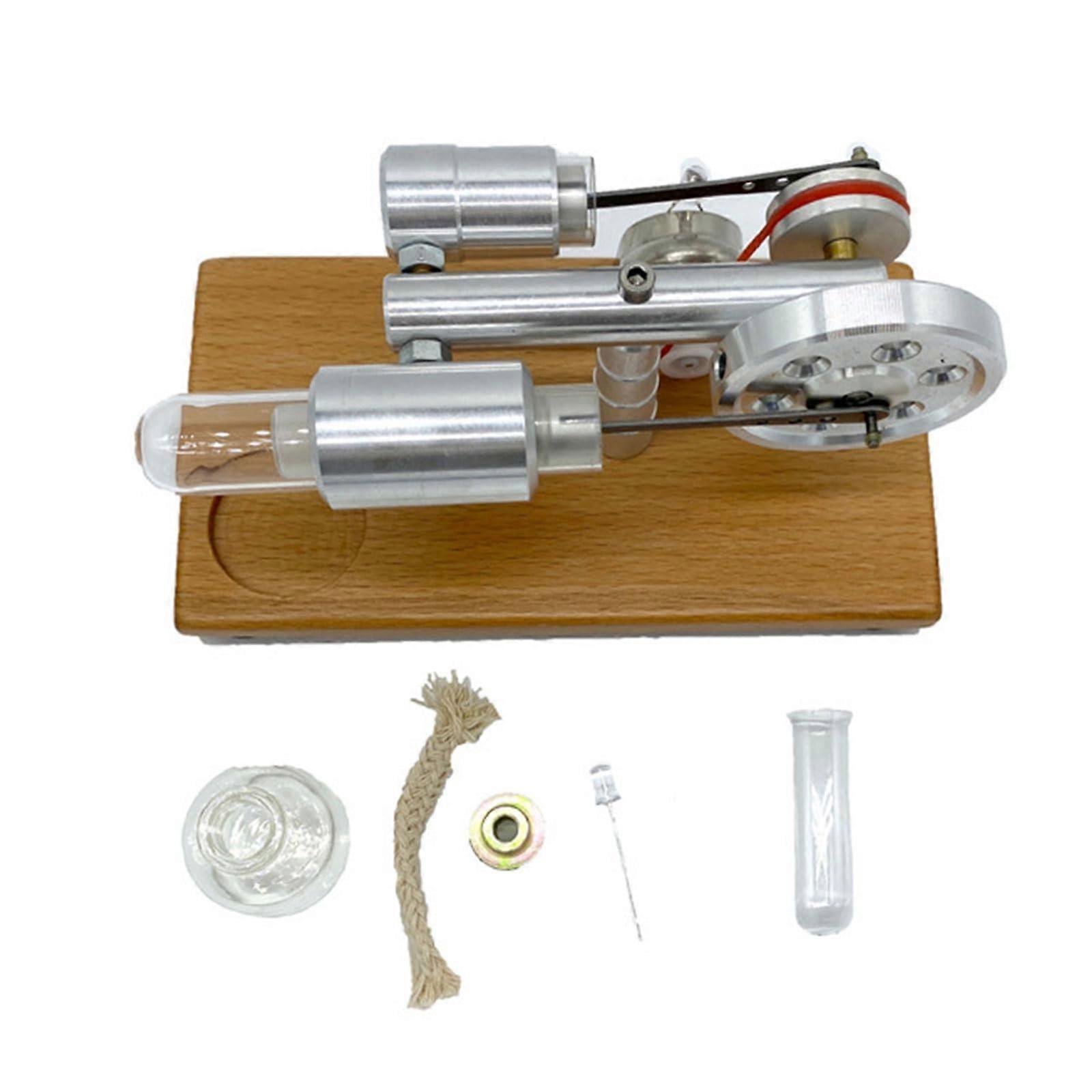 Hot Air Stirling Motor Model Educational Toy Power Generators Scientific Experiment Teaching Props