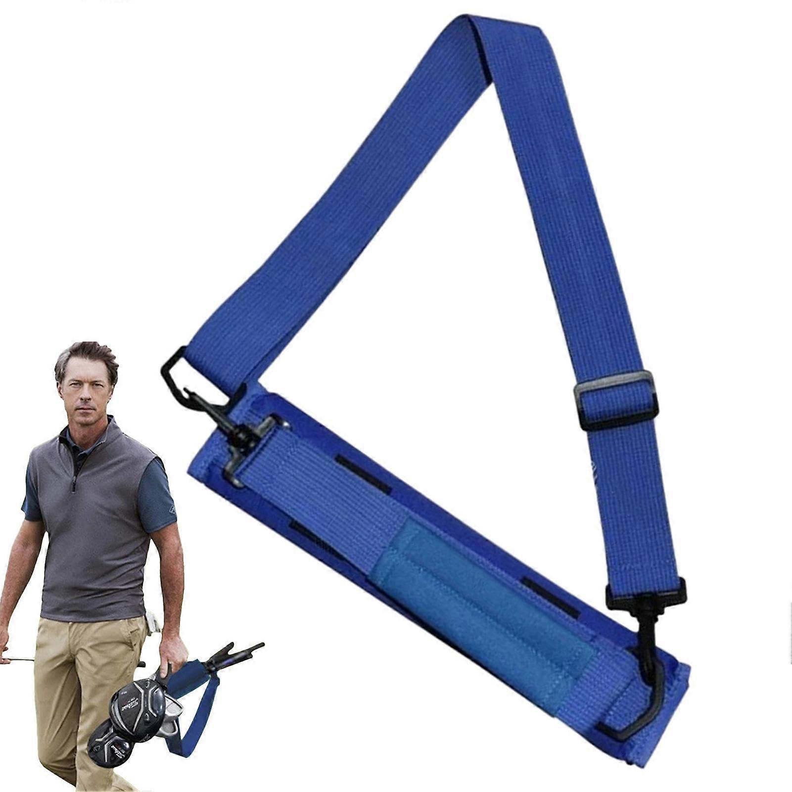 Golf Club Travel Bag - Adjustable Strap Carry Bag for Men and Women - Blue Golf Carry Bag with Handle and Shoulder Strap