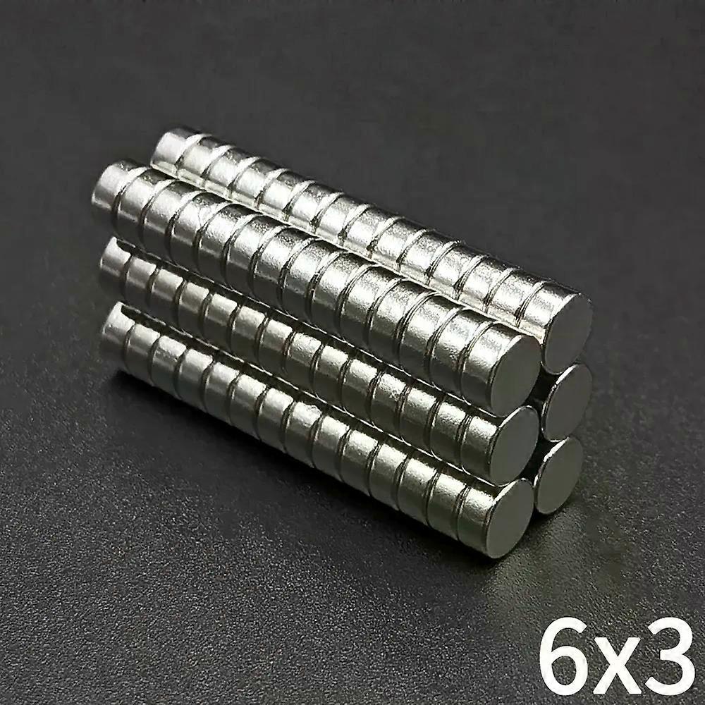 Stand 40 Pcs 6x3 Neodymium Imanes 6mm X 3mm N35 NdFeB Round Super Powerful Strong Permanent Magnetic Imanes Disc 6*3