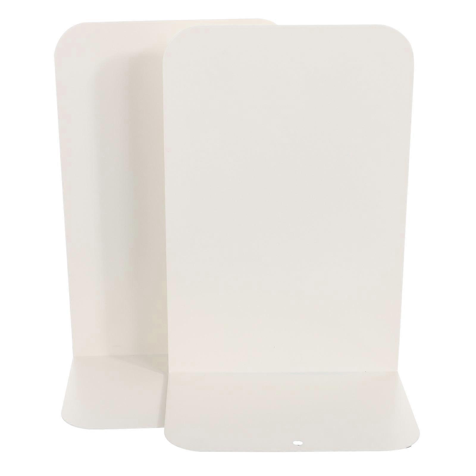 Desktop Book Organizer Metal for Home and .5X13.5CM Beige 2Pcs