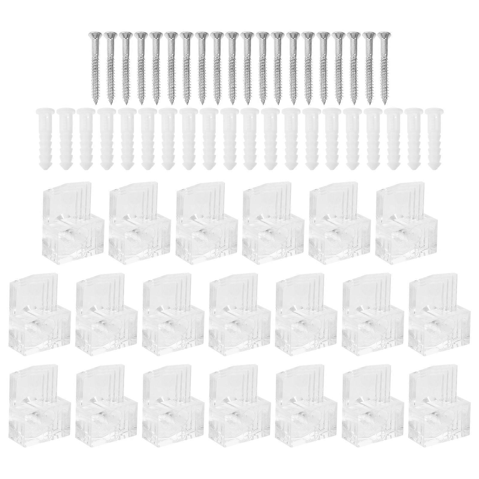 It sounds like you're referring to a product listing or description for **glass clips for mirrors**. Here's a refined and professional version of