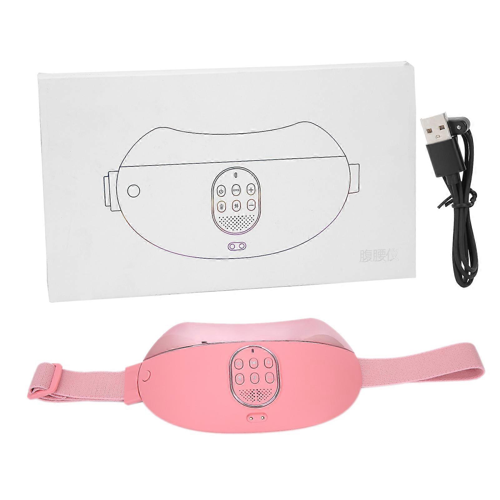 حزام تسخين كهربائي للخصر الرحم آلام المعدة الحيض 3 تروس حزام ضغط ساخن