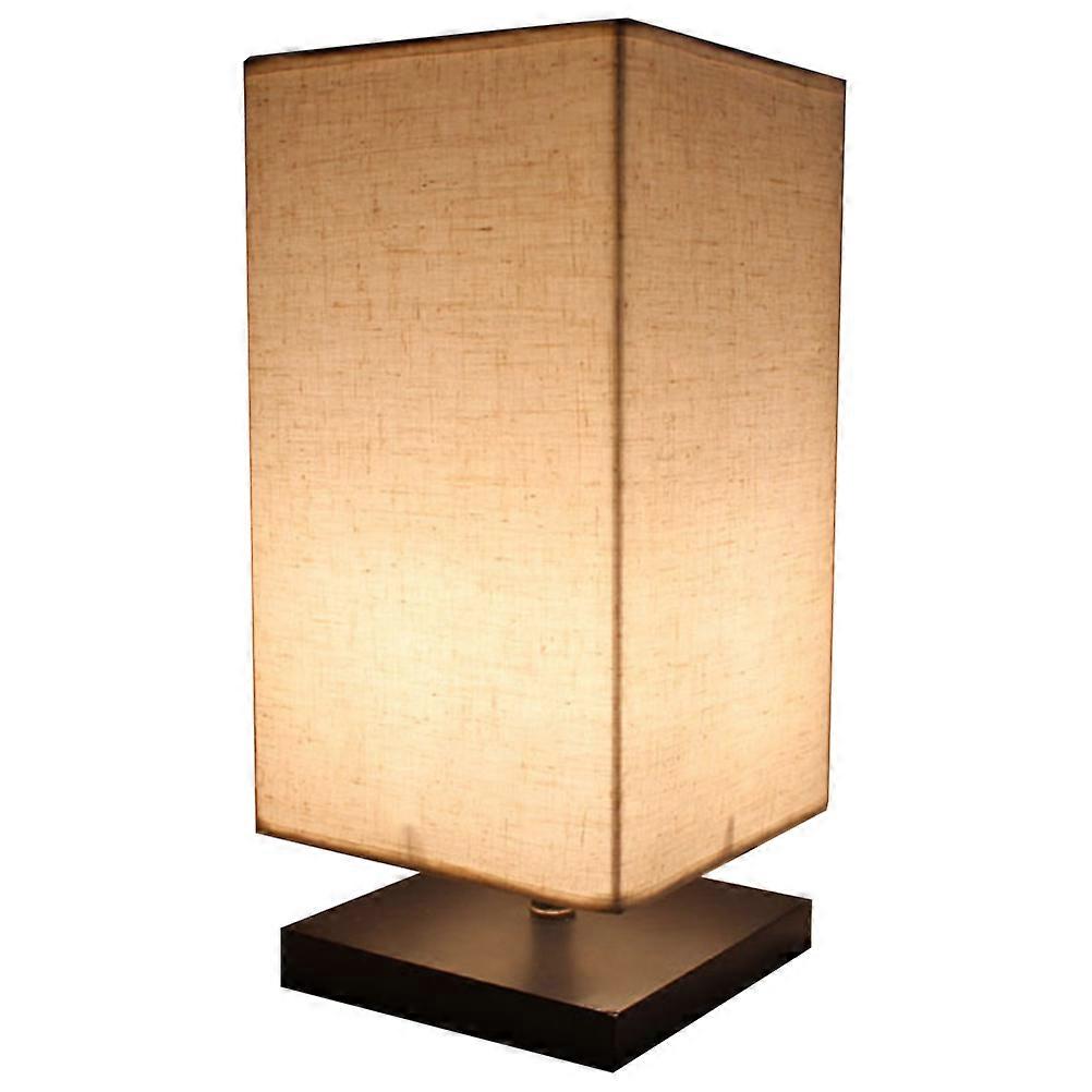 Living Room Table Lamp Square Shape ABS Material Decorative Lighting 1Pack