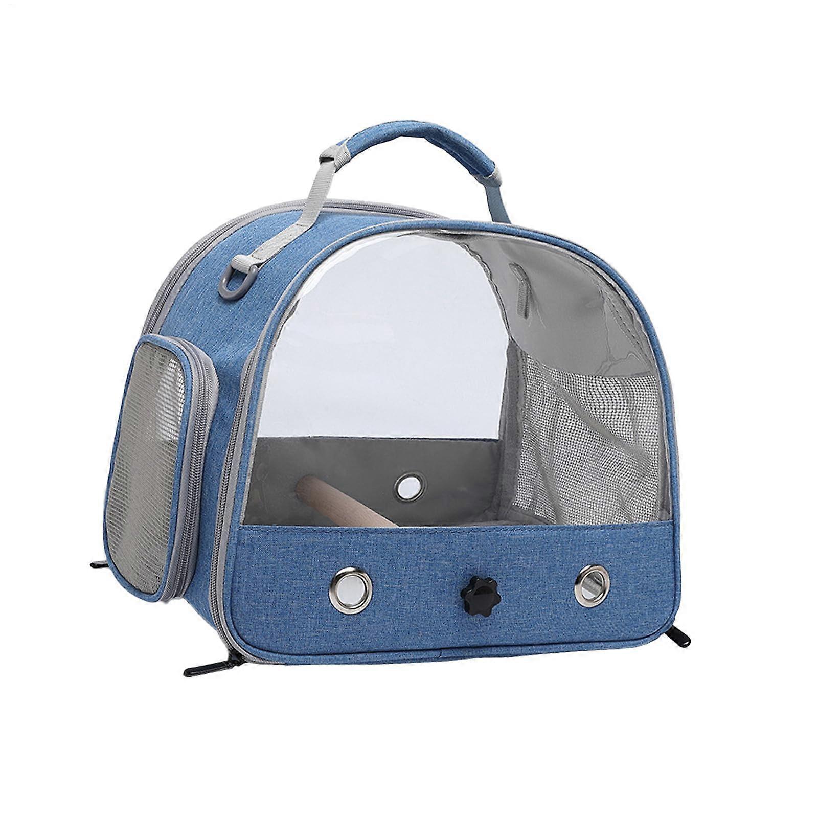 Portable parrot backpack with breathable mesh ventilation, comfortable for outdoor trips