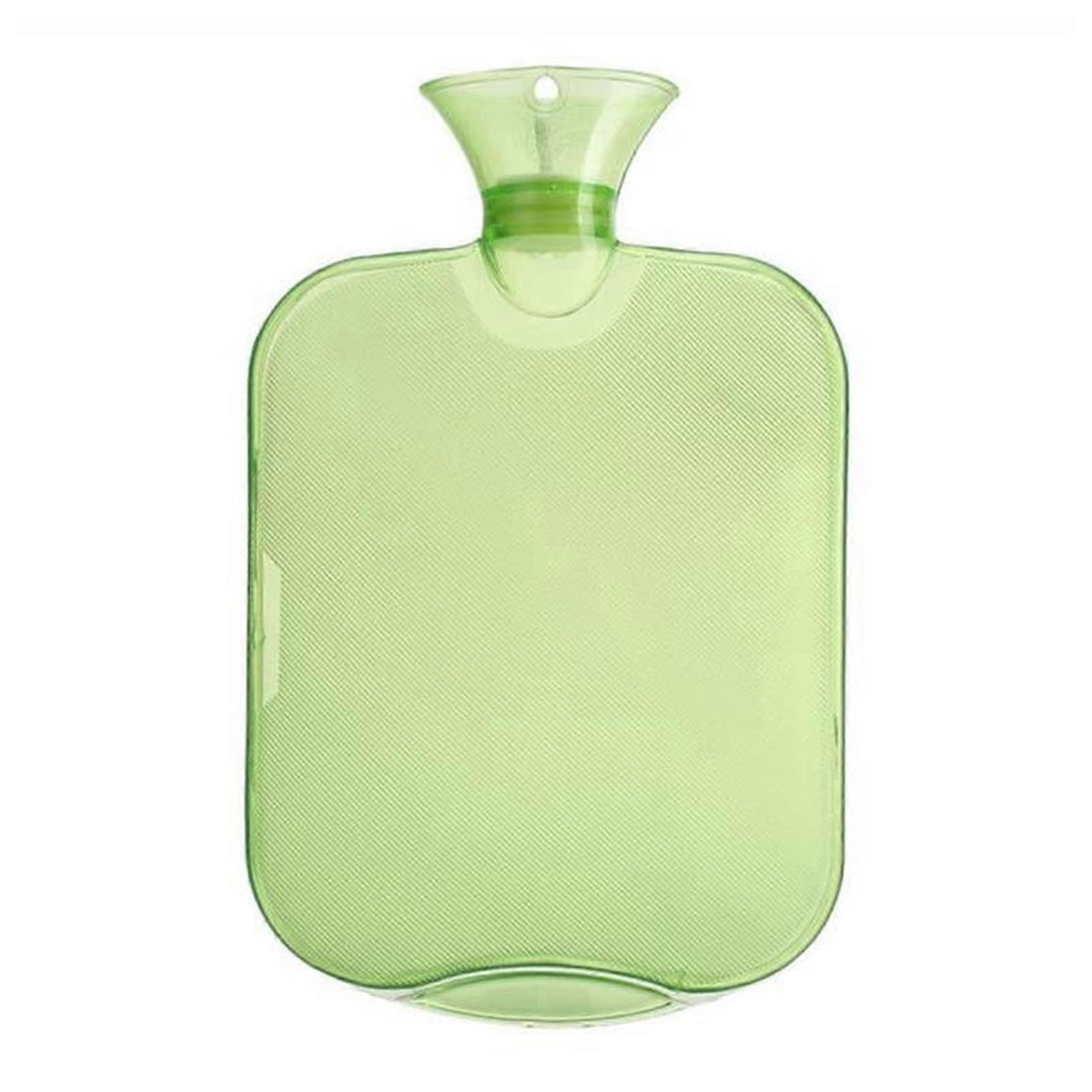 Wärmflasche 2L Clear Water Filling Thick Durable Hot Water Bottle Hand Warmer with Cover Size I