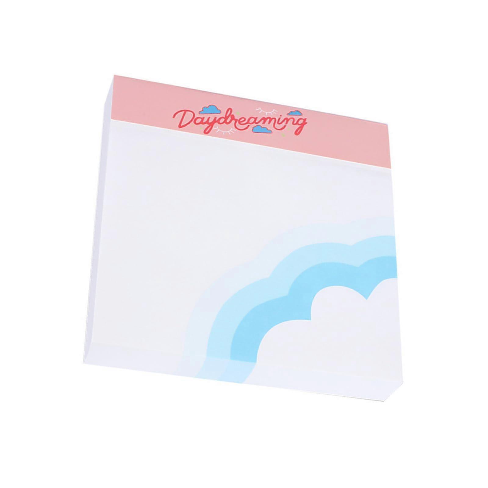Selfadhesive notes block Simple design sticky notes pad Removable sticky notes notepad Sticky notes set
