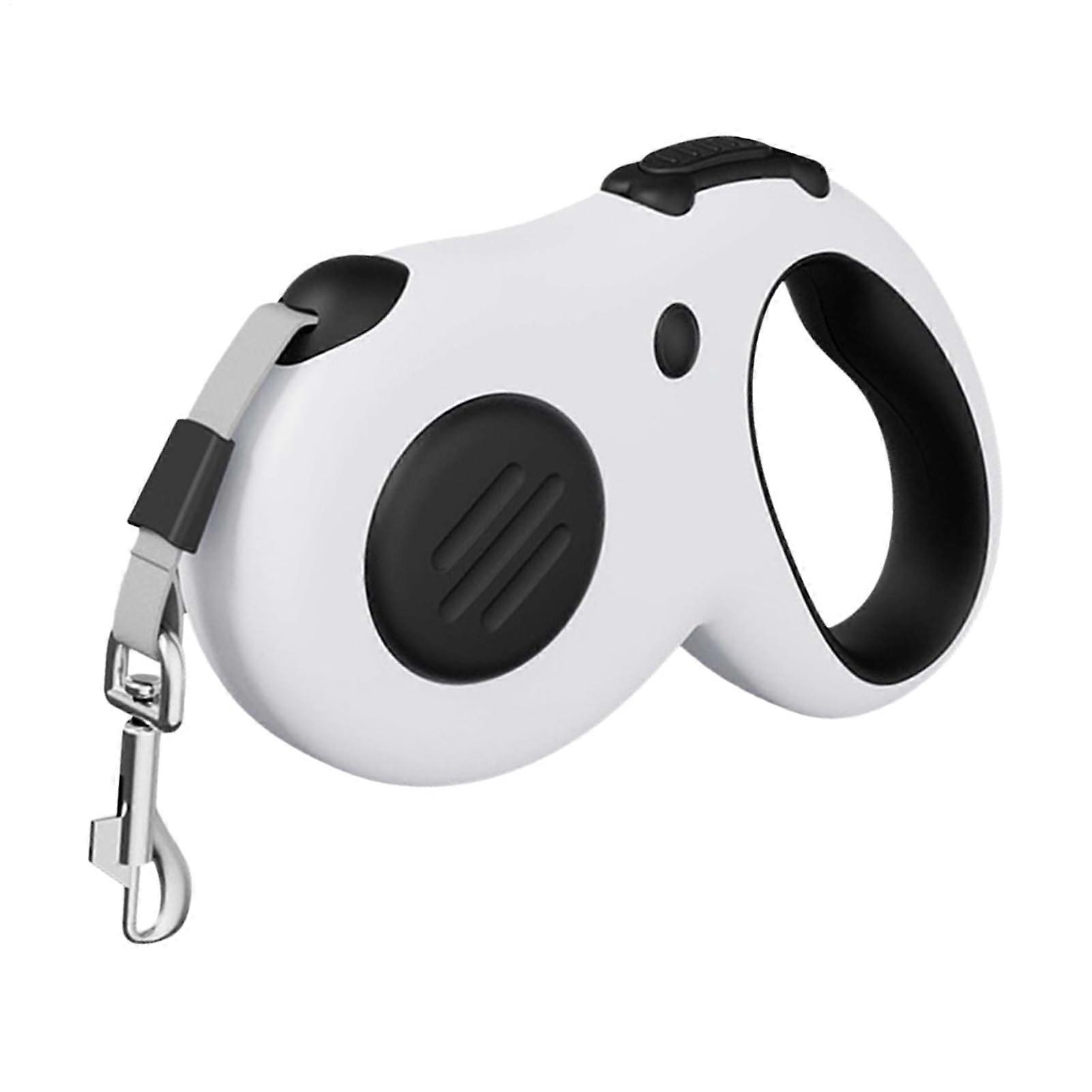 Retractable dog leash, automatic, ergonomic handle, durable, travel, park use, size S to L, 4.8 m.
