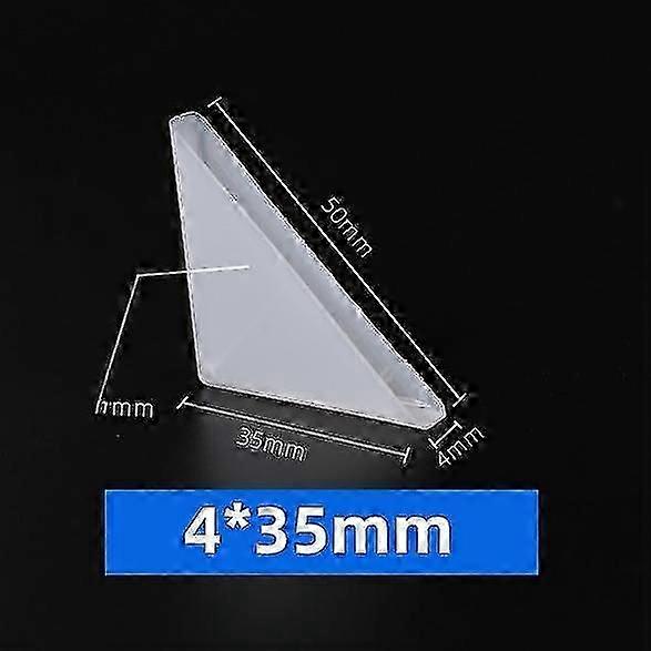 Protections d'angle en plastique de 5 mm pour verre et miroirs, protections d'angle anti-chocs (200 pièces)
