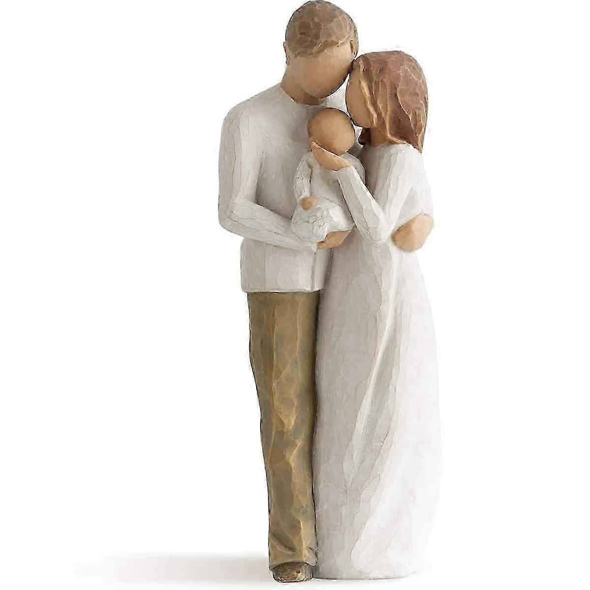 Decorative figure for display - Hand-sculpted painted artwork