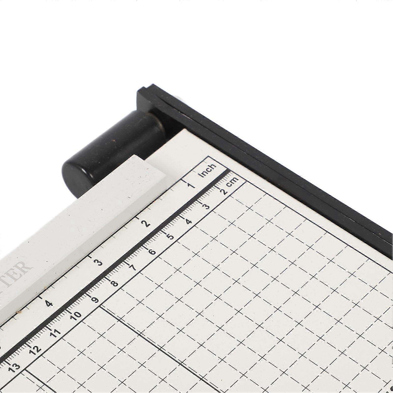 A4 Paper Cutter Accurate Scales Efficient Multi Functional Professional Paper Trimmer Paper Slicer for Office Use White
