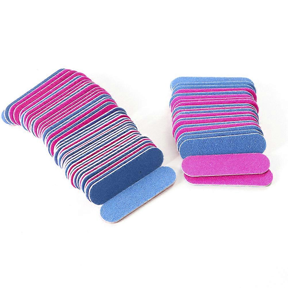 Professional Manicure Nail File with Sandpaper Material for Polishing Nail Assorted Color Portable and Durable Design 300Pcs