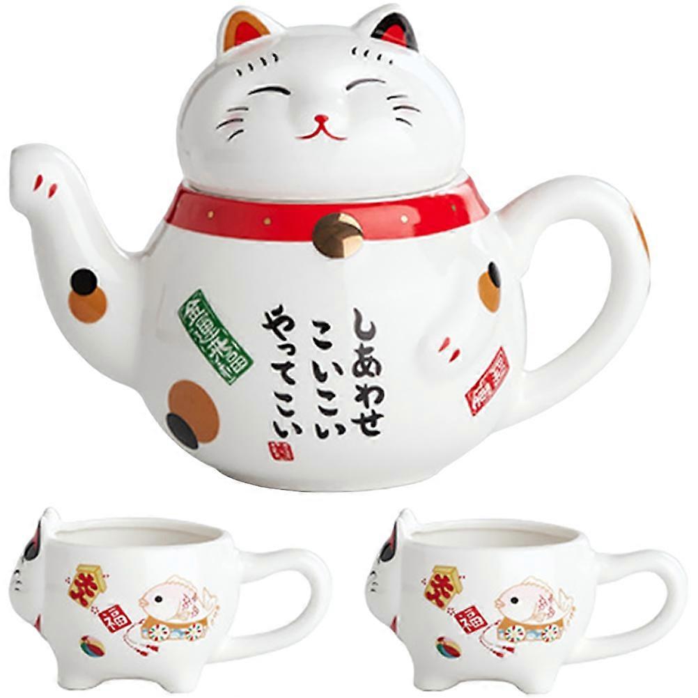 Ceramic Teapot Set for Home with Elegant Design and Craftsmanship 1 set