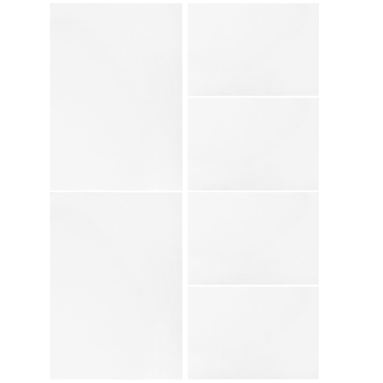 Embroidery Backing Water Soluble Stabilizer for DIY with 6Pcs Sheets White