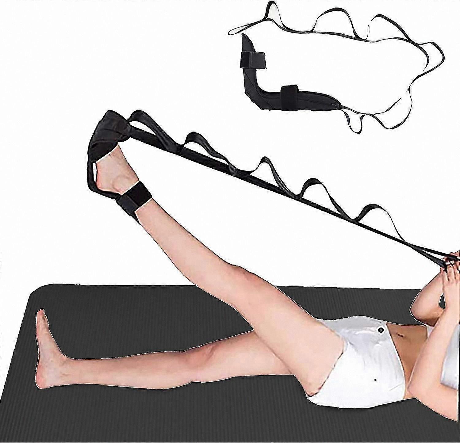 Stretch Band for Yoga, Rehabilitation, and Gymnastics - Ankle and Hamstring Exercise Tool