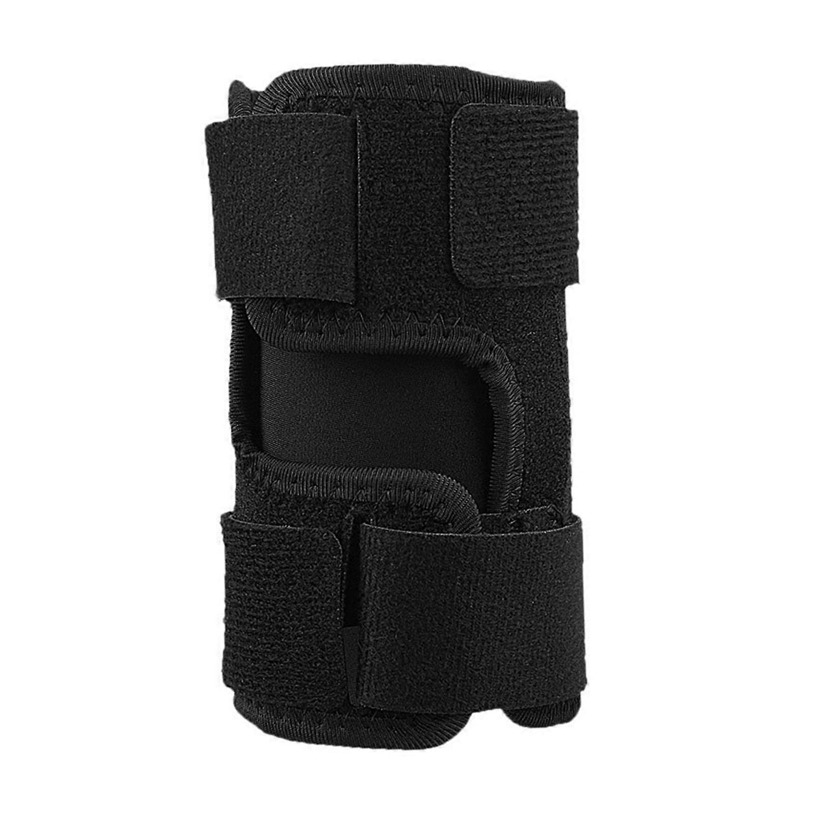 Elastic Arm Compression Wrap With Adjustable Closure Professional Muscle Stabilization For Gym Outdoor Use  Black L