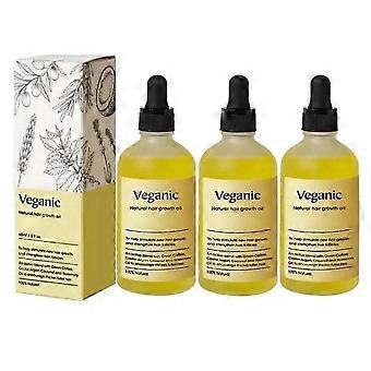 Natural Hair Growth Oil, Veganic Natural Hair Growth Oil Hair Care 60ml