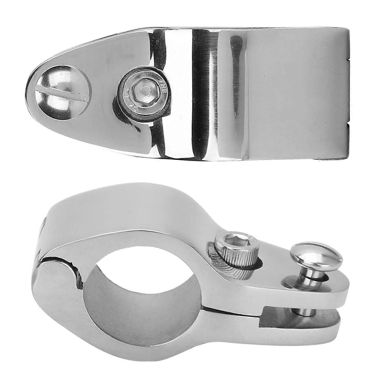 2pcs Stainless Steel Boat Marine Hinged Upper Jaw Slide Hardware Fittings20mm/0.79in