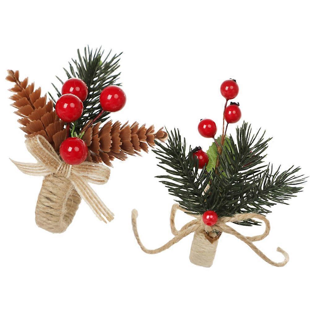 Pine Cone Napkin Rings Formal Events Design 2Set
