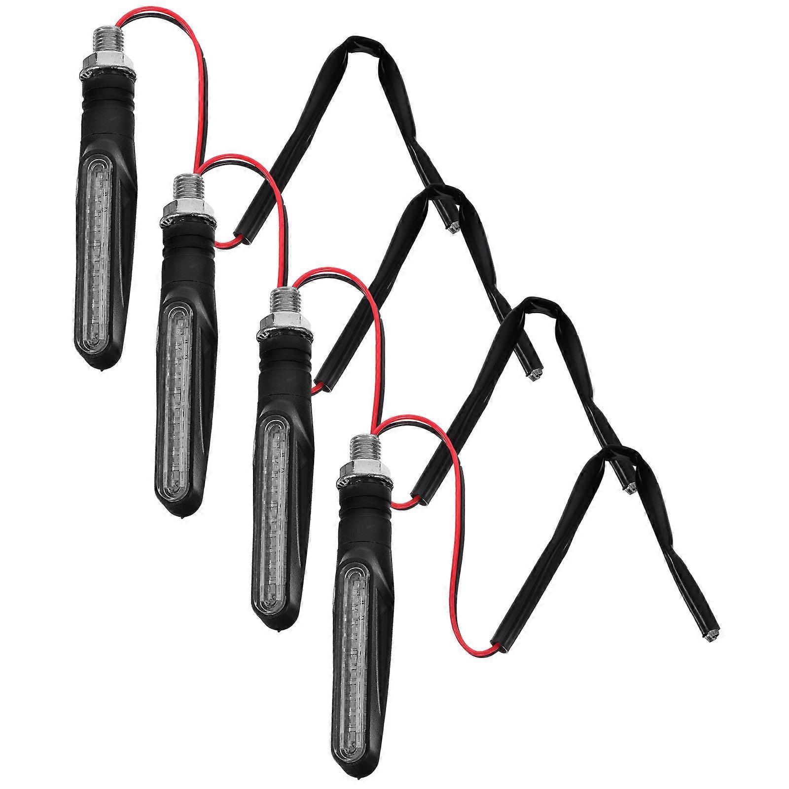 Motorcycle Turn Signal Indicators Light Modern Blue High Brightness 4Set