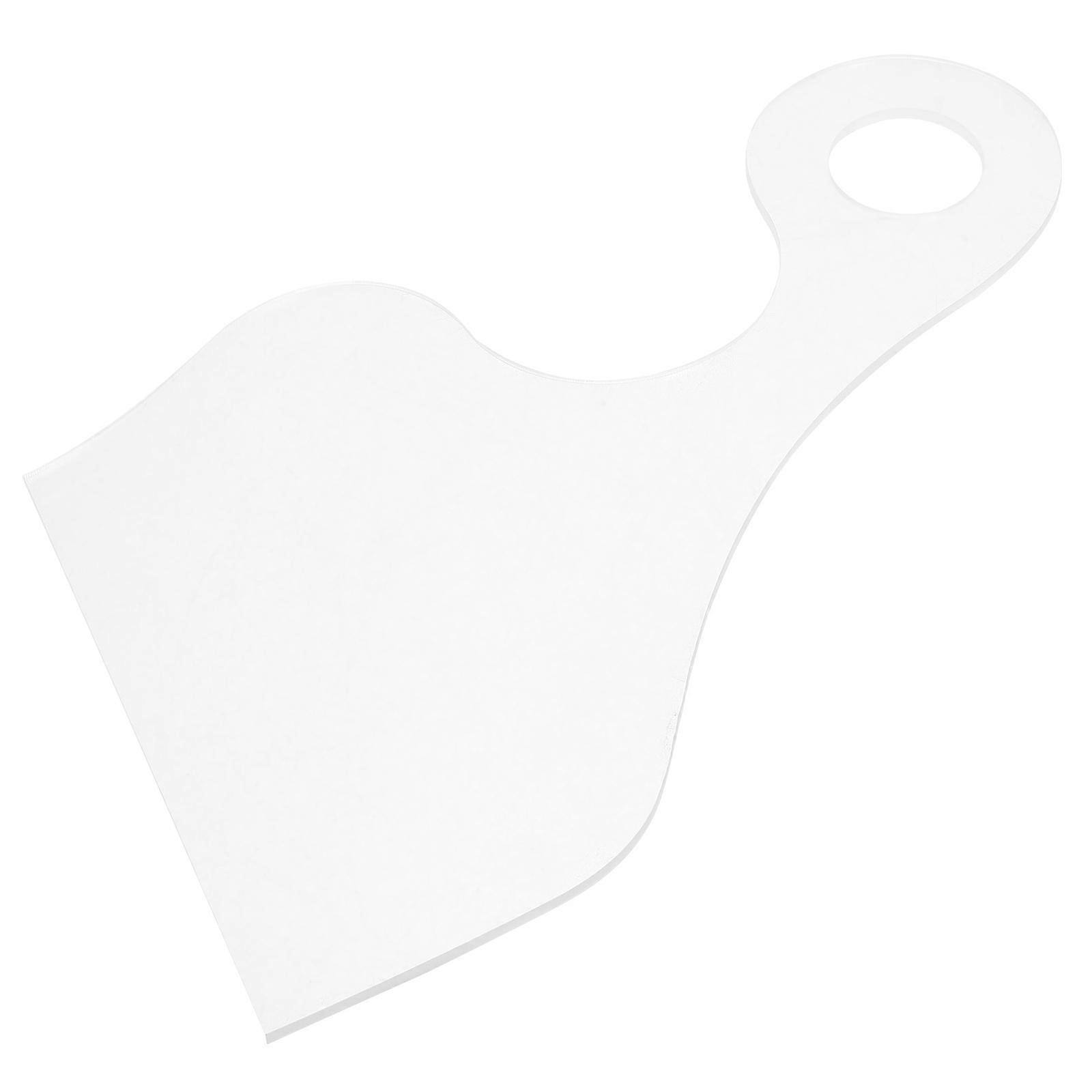 Acrylic Cutting Board Template with Handle for Kitchen Charcuterie Board woodworking router guide 7.5 x 4.2 inches