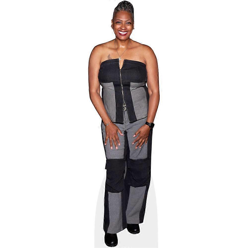 Katina Fields (Denim) Cardboard Cutout (lifesize OR mini size). Standee. Stand Up.
