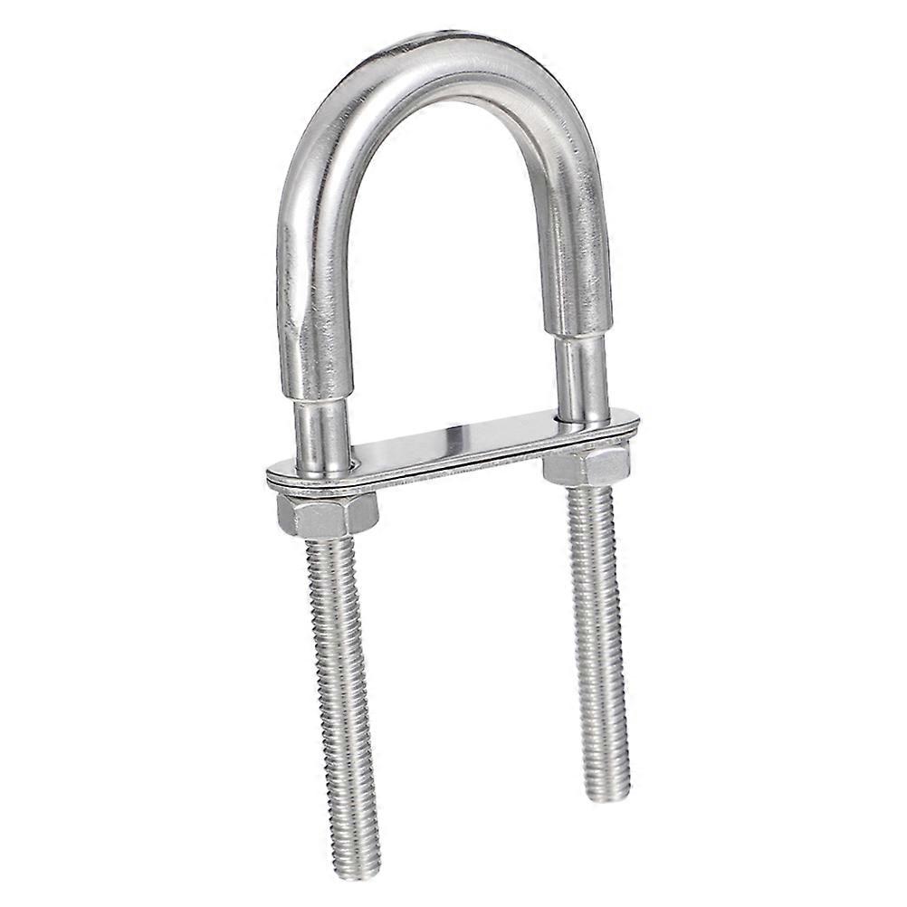 Round U-Bolts U Bolt Nuts Plates 304 Stainless Steel U-Bolts With Washers And Nuts, U-Bolt Boat Trailer, Round U Shaped Bolts For Sailboat Trailer