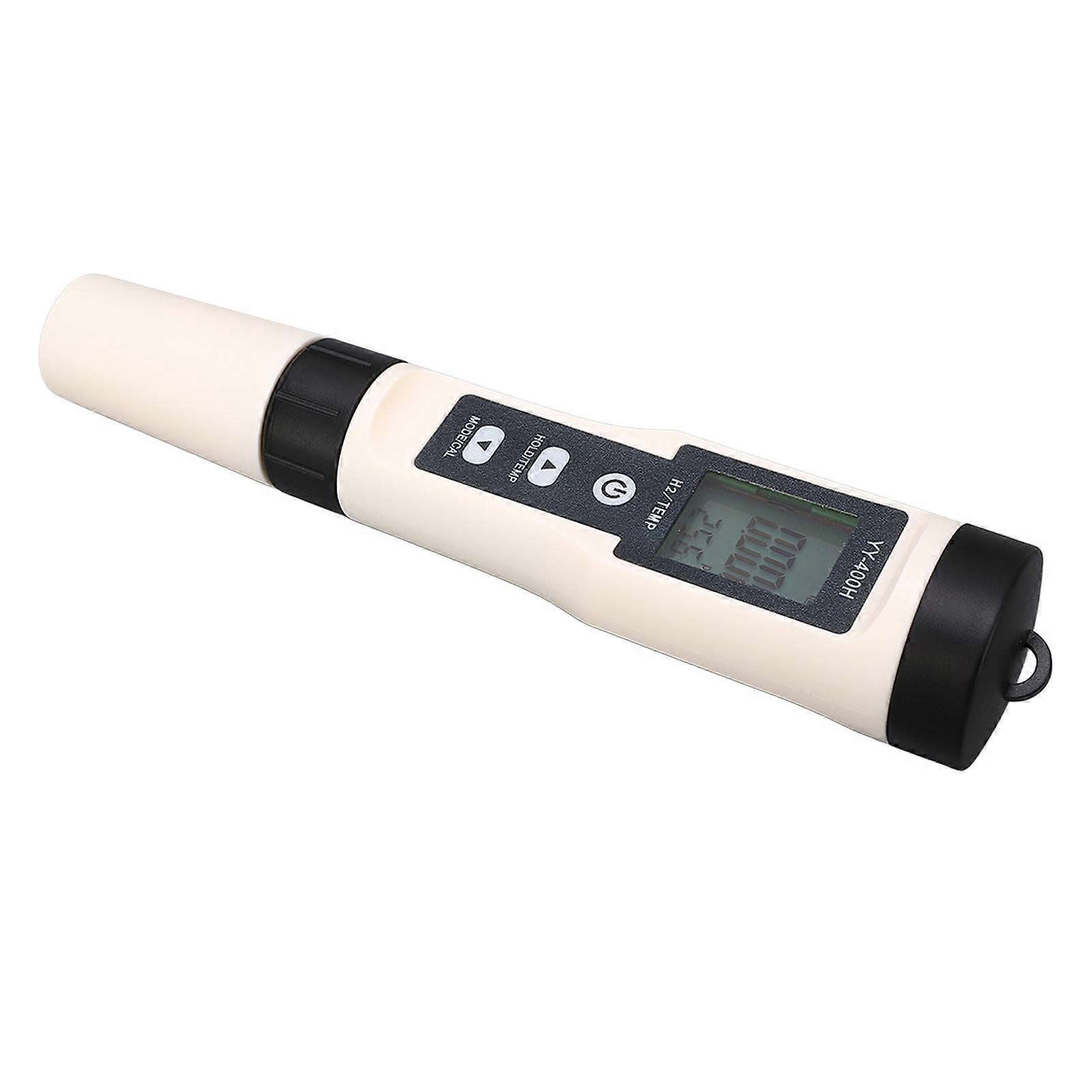 H2 Meter Digital Hydrogen Tester Analyzer Portable Water Quality Temp Test Pen with Backlit 