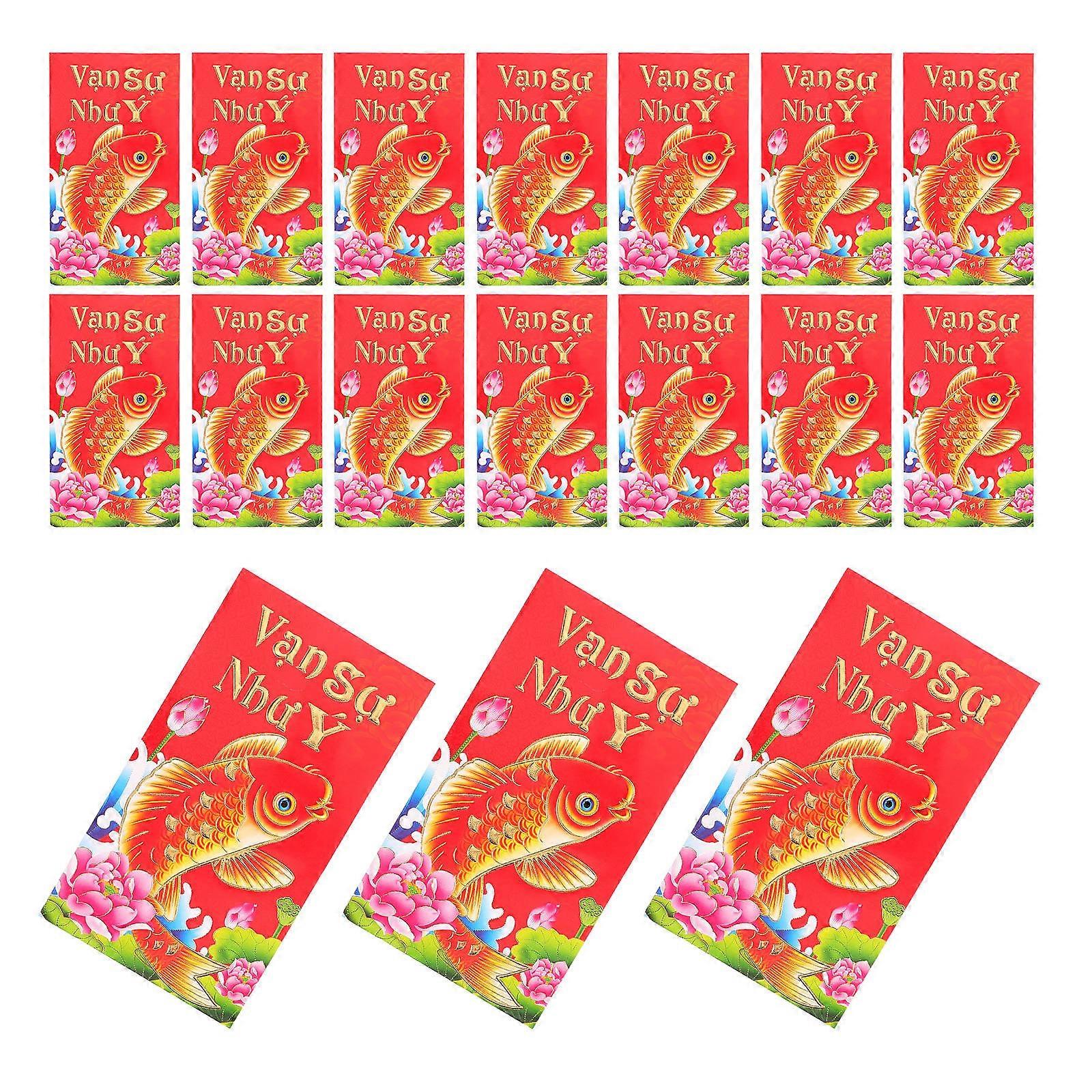 72pcs Chinese Red Envelopes 2026 Horse Year Lucky Red Packets for Lunar New Year, Wedding, Birthday Party Favors