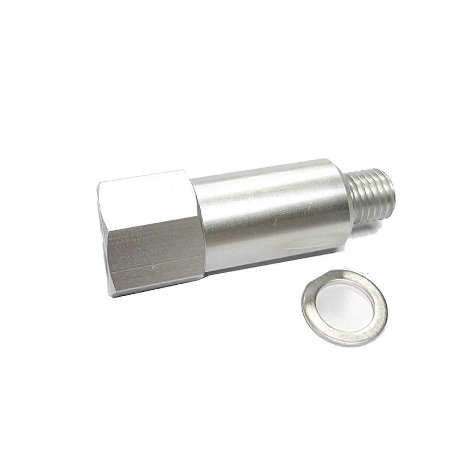 M12x1.5 to 3/8 NPT Oil Pressure Sensor Adapter for Cooling Water Temperature, Extended Length, Durable Design
