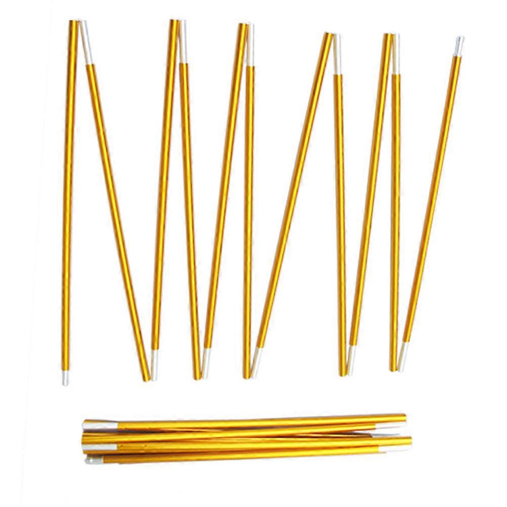 Aluminum Alloy Tent Poles 2Pcs Portable Folding Design For Camping Outdoor Activities 405cm Length Wind Resistance