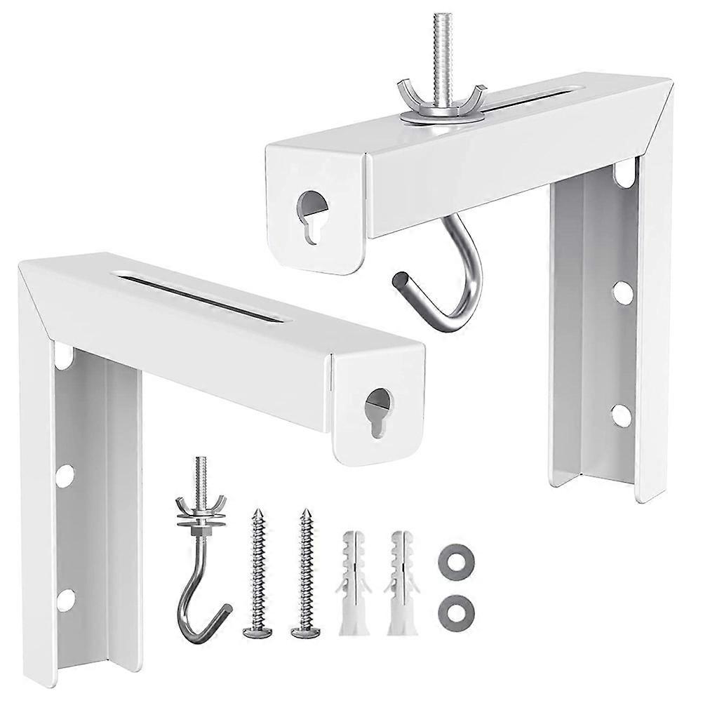1 Set Wall Hanging Mount L Shaped Bracket for Multi Function Projector Screen Hook