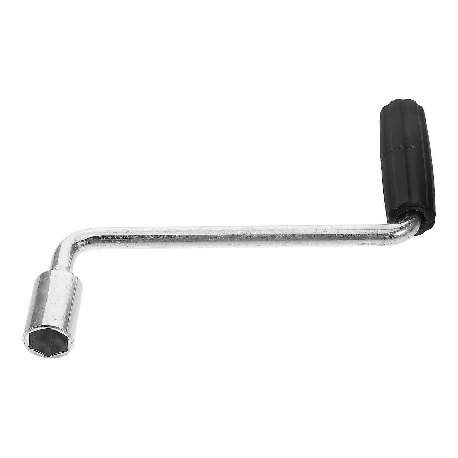 Rv Trailer Crank Handle Replacement Socket Jack Lever for Truck Camper Support Easy Install Multifunctional Elevating Tool
