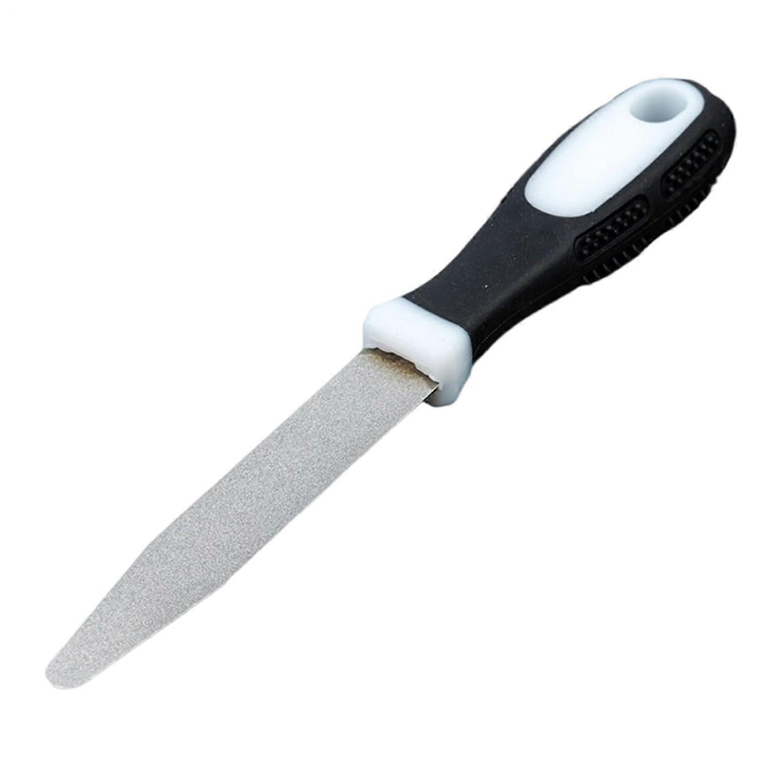 Doublesided grinding stones, nonslip ergonomic tool for wet and dry, 165 mm
