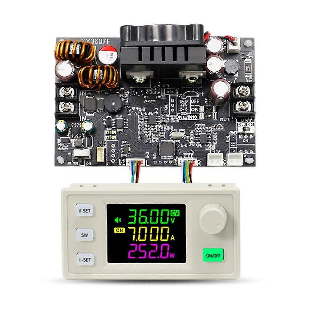 XY3607F CNC Adjustable StepUp and StepDown DC Voltage Regulator Constant Voltage and Current Solar Charging 7A/252W Ref: 2373
