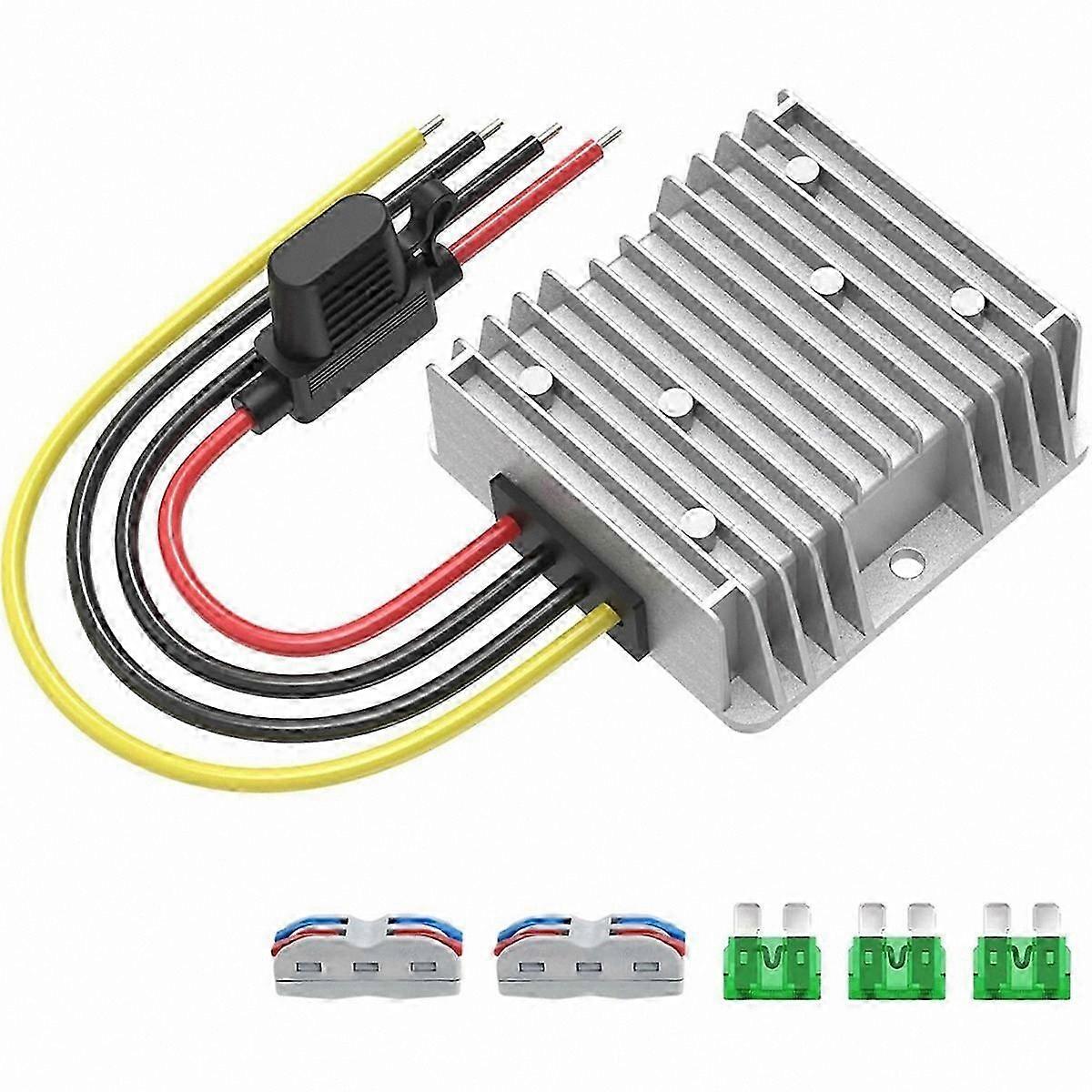240W 12V 20A DC Voltage Regulator, Converts DC17-55V to Stable 12V Output