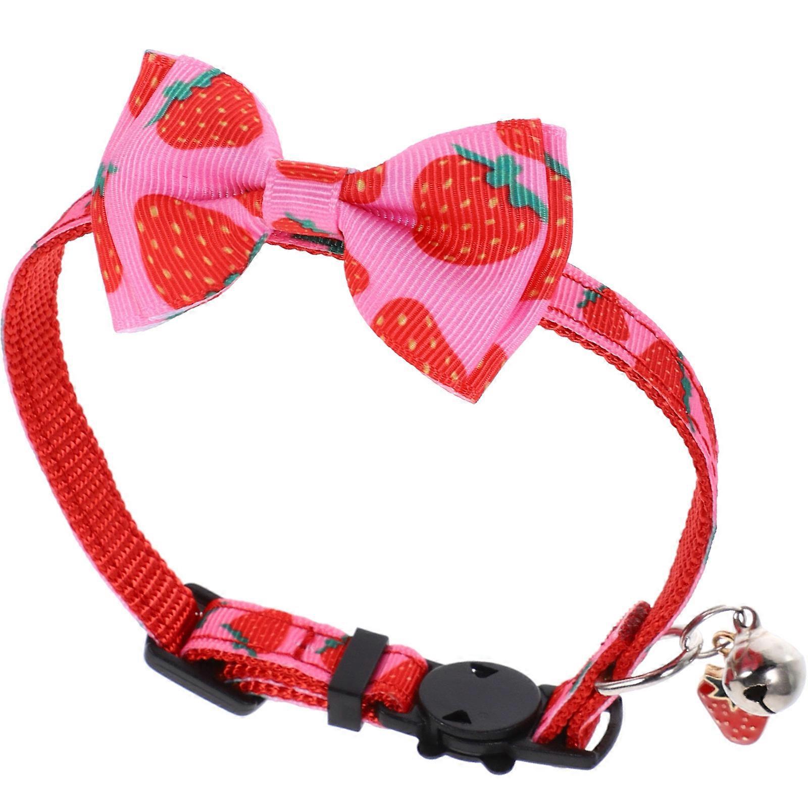 Decorative Cat Collar Adjustable Design For Outdoor Activities 28X1CM 1Pcs