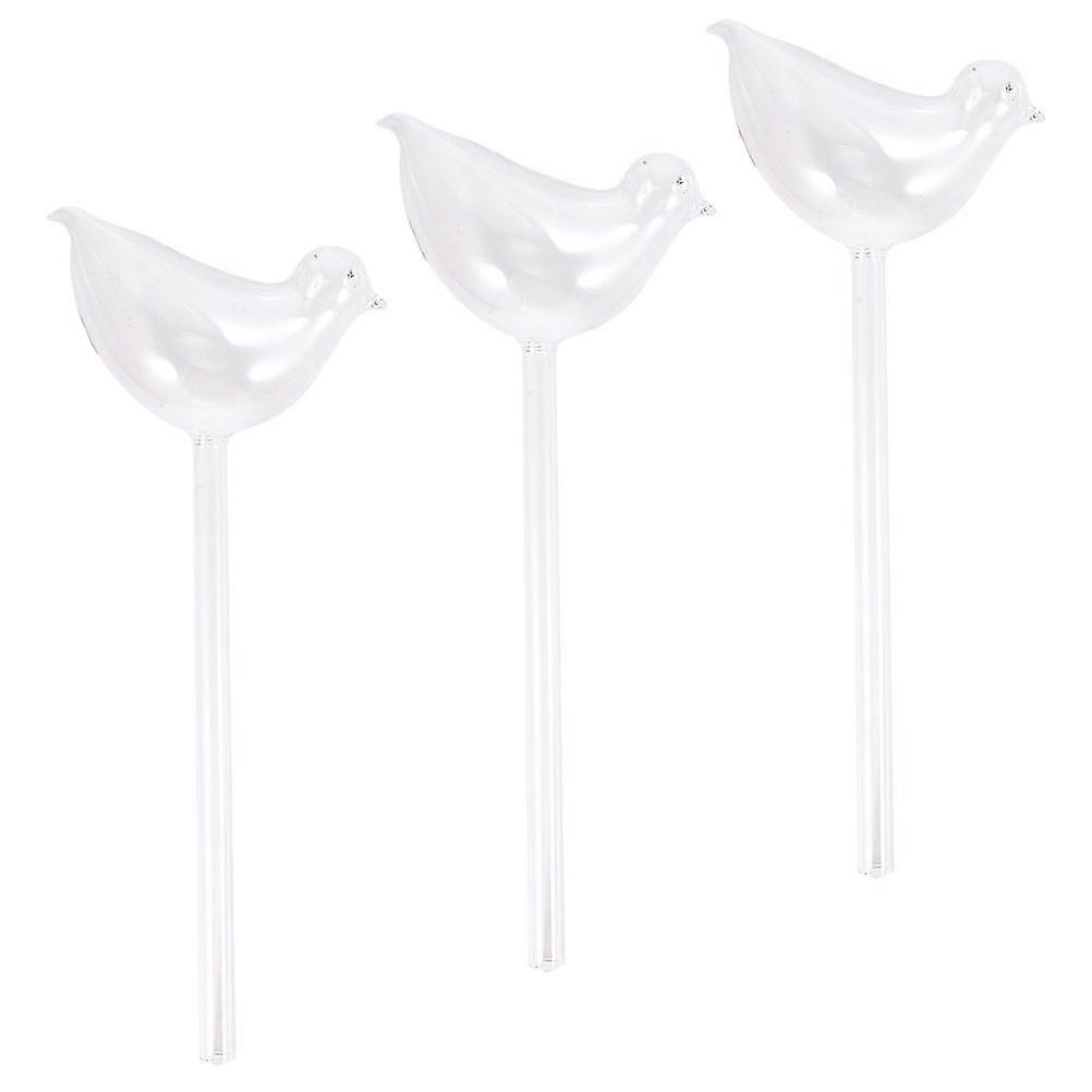 Lawn Watering Bulbs 3Pcs Glass Self Watering System Design For Home Use Featuring Effective Moisture Control Size 10.5X24CM
