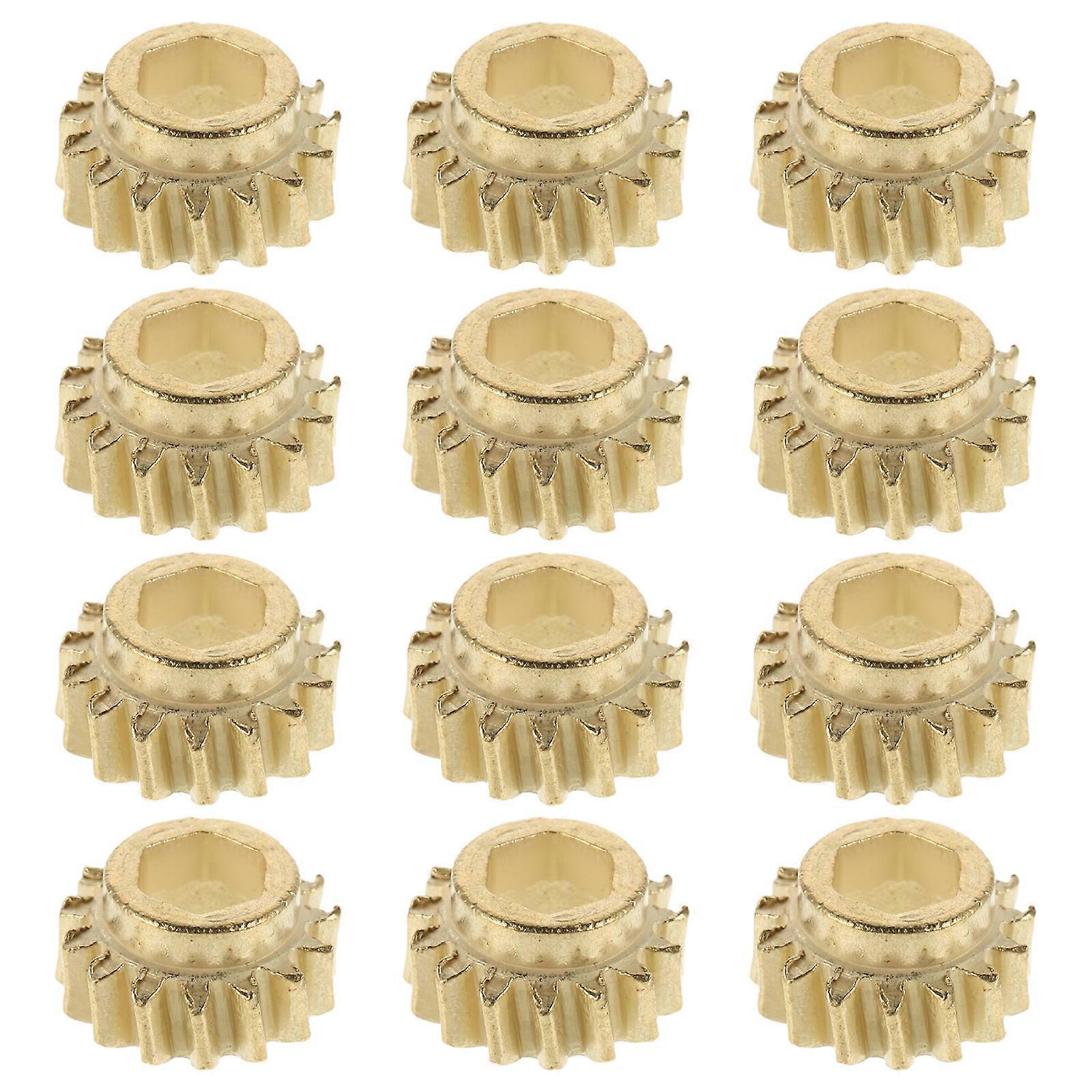 12pcs Guitar Tuning Pegs Hexagonal Precision Gears Ergonomic Design Smooth Tuning Control Compatible with Acoustic Electric Guitars
