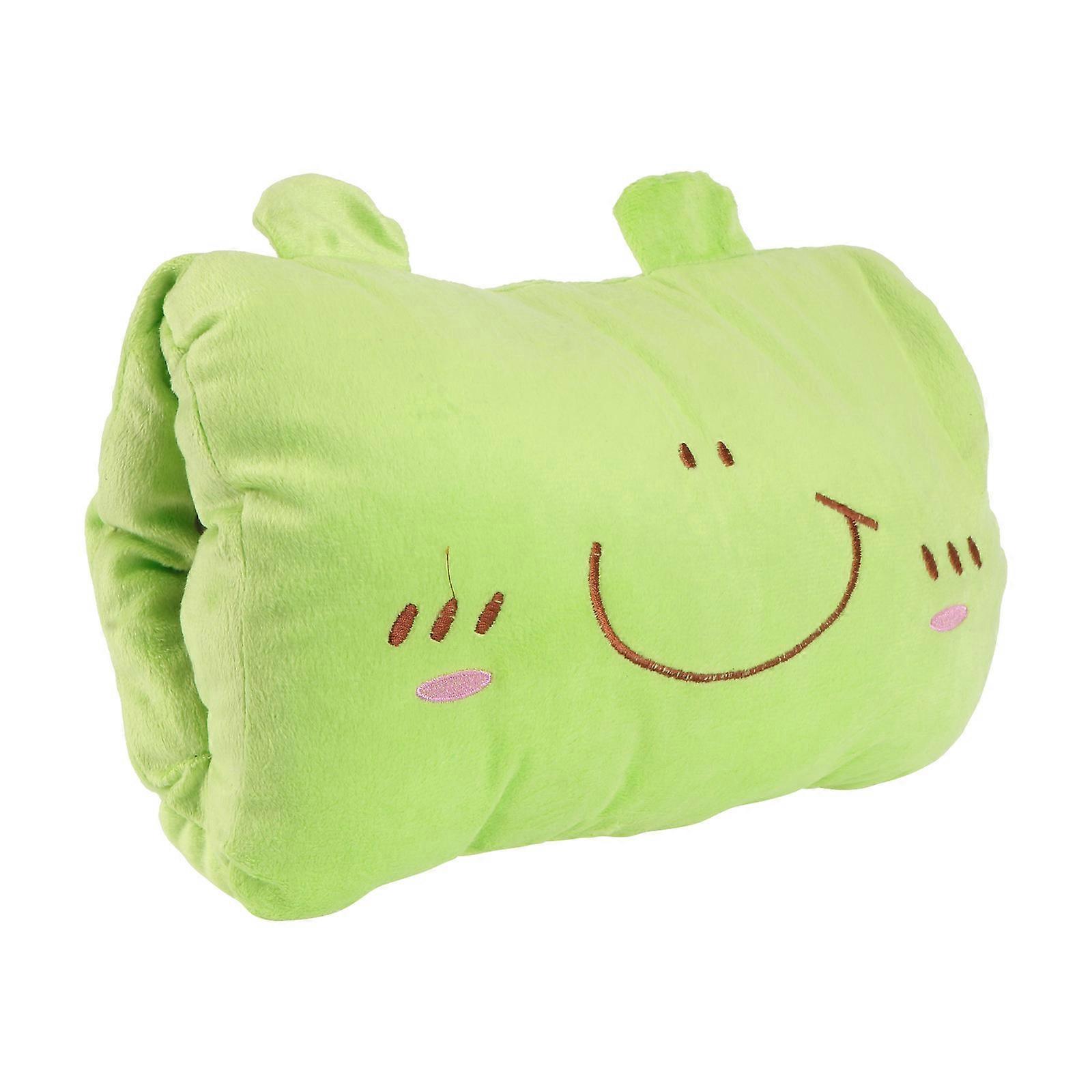 Winter Hand Warmer Pillow Cartoon Plush Cushion Offering A Cute Frog Shape Ideal For Home Or Office Use 1Set
