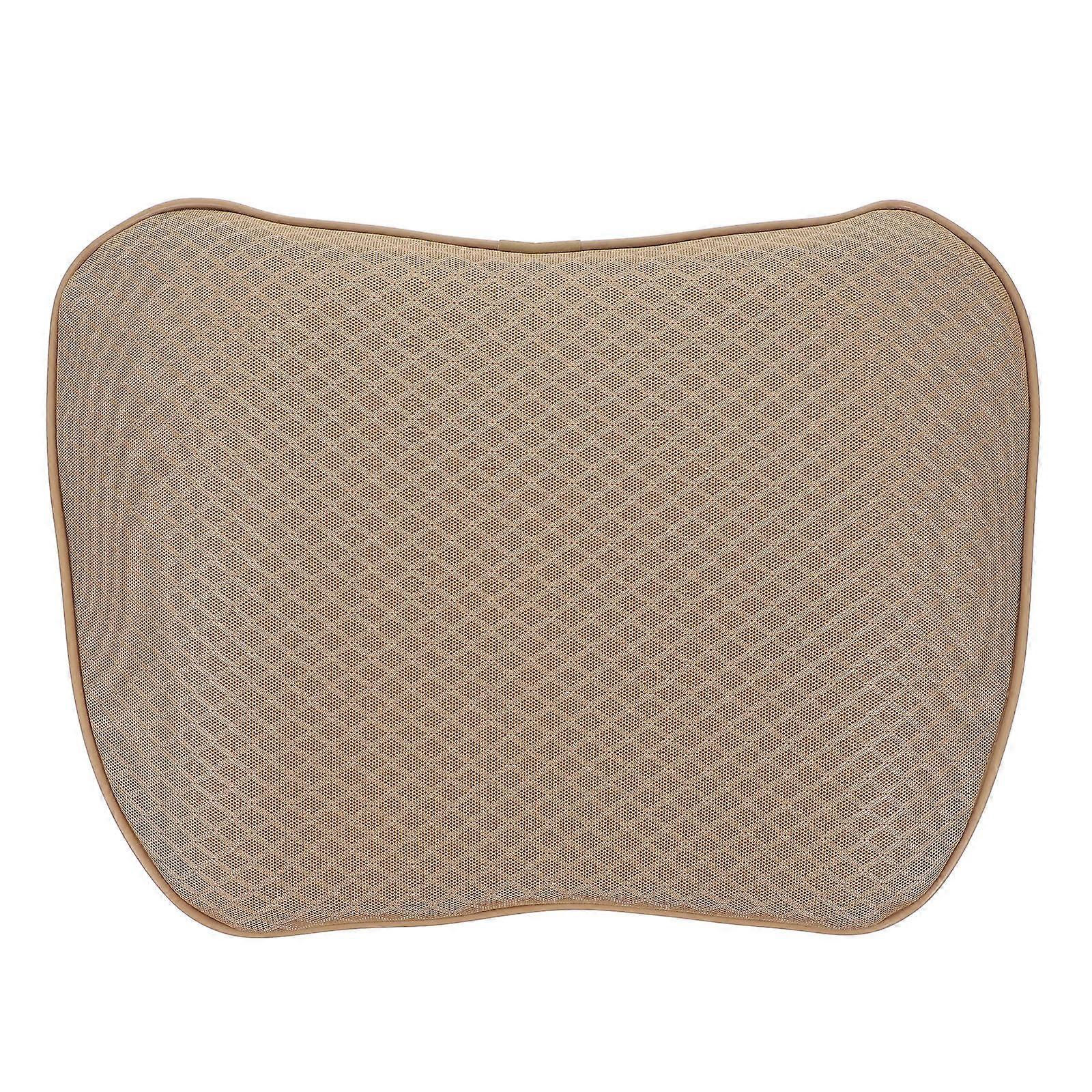 Breathable Cooling Car Seat Cushion with Removable Pad, Non Slip Base, Easy Clean, Universal Fit for Car Models, Stylish Beige Design