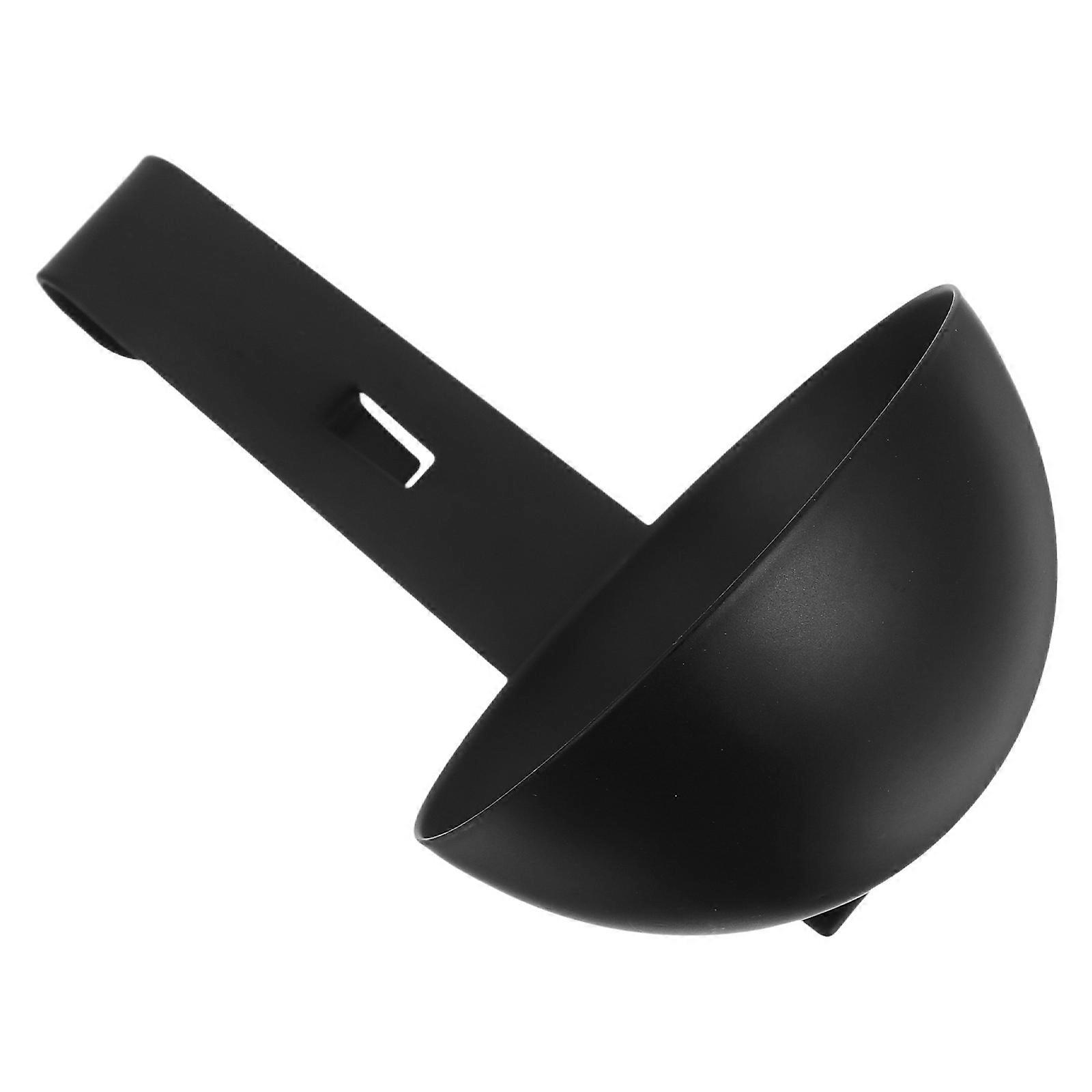 Stainless Steel Egg Maker Spoon Convenient Tool For Cooking Eggs In Black Color Designed For Home Cooks 1Pack