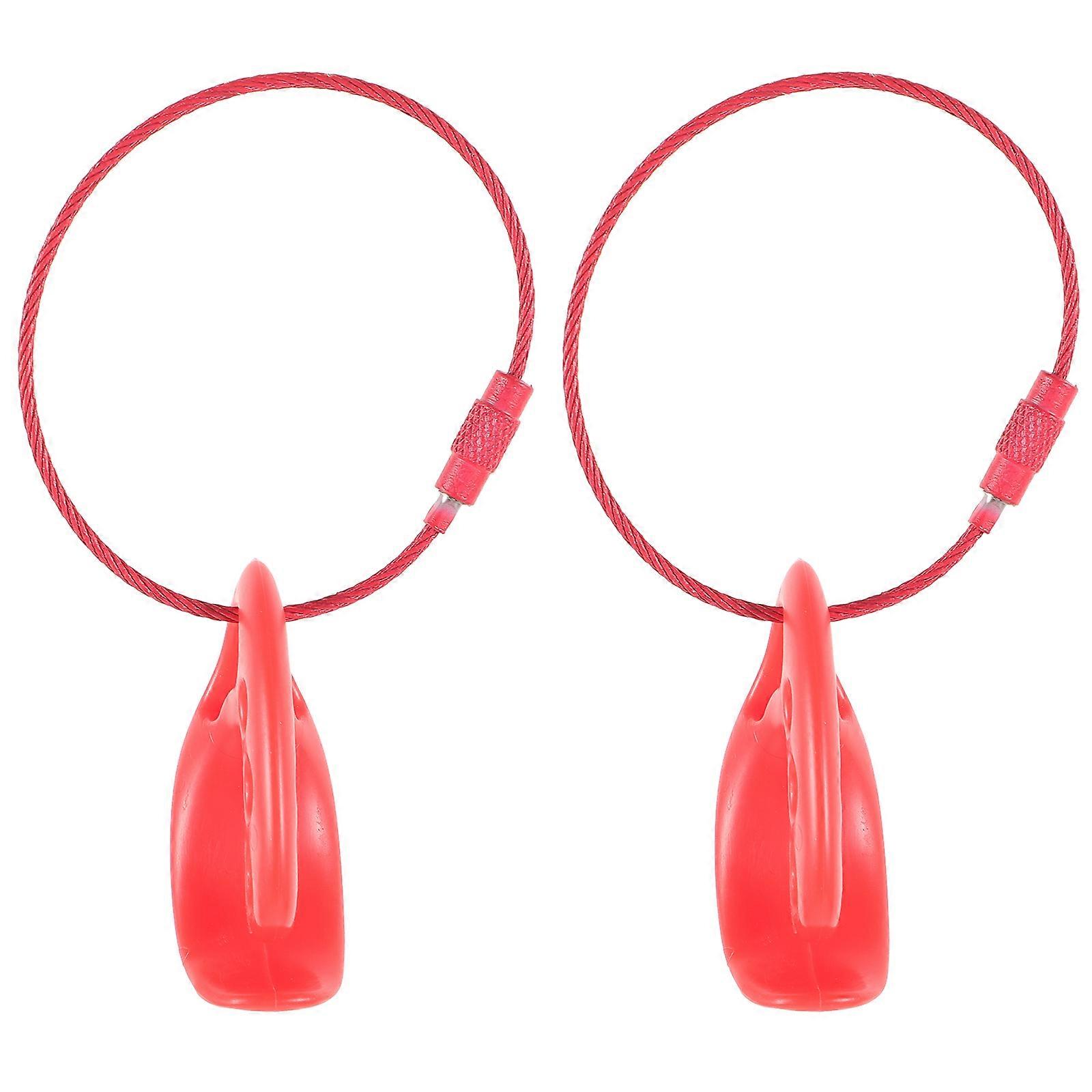 Flying Disc Accessories 2Pcs Durable Clamps With Smooth Surface Ideal For Outdoor Gear Enthusiasts