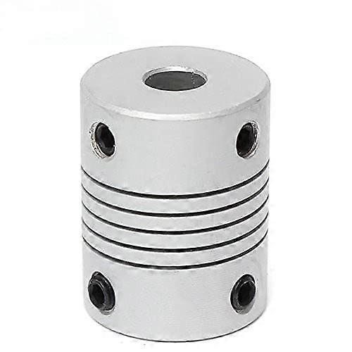 Aluminium Flexible Shaft Coupling 6 x 10 mm for CNC Stepper Motors, OD 19 mm, Length 25 mm, High-Performance Connector