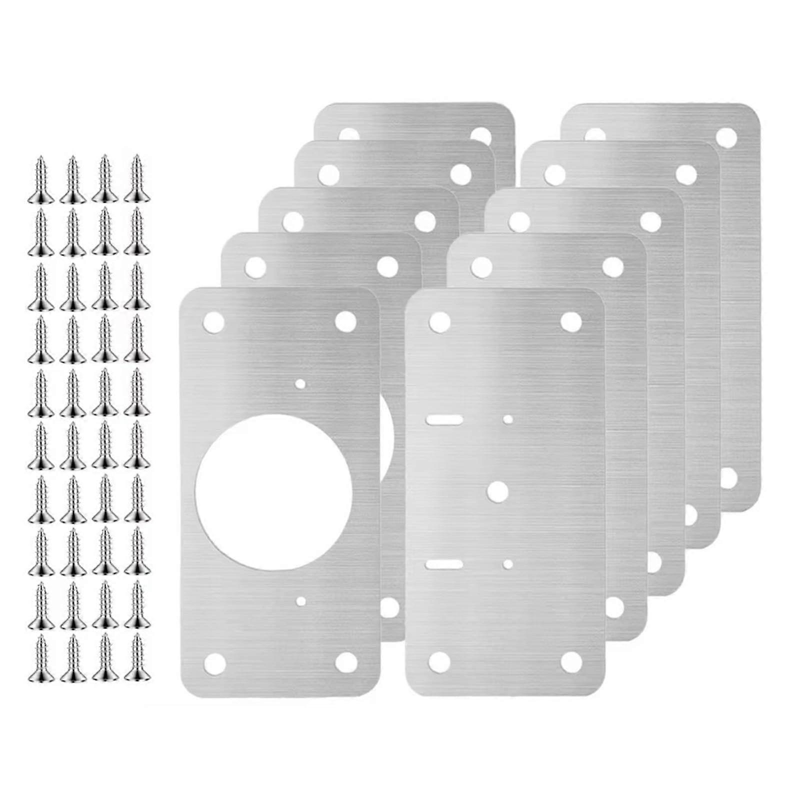 Stainless Steel Hinge  Kits for Cabinet Doors, Includes Screws and Tools, Easy Installation