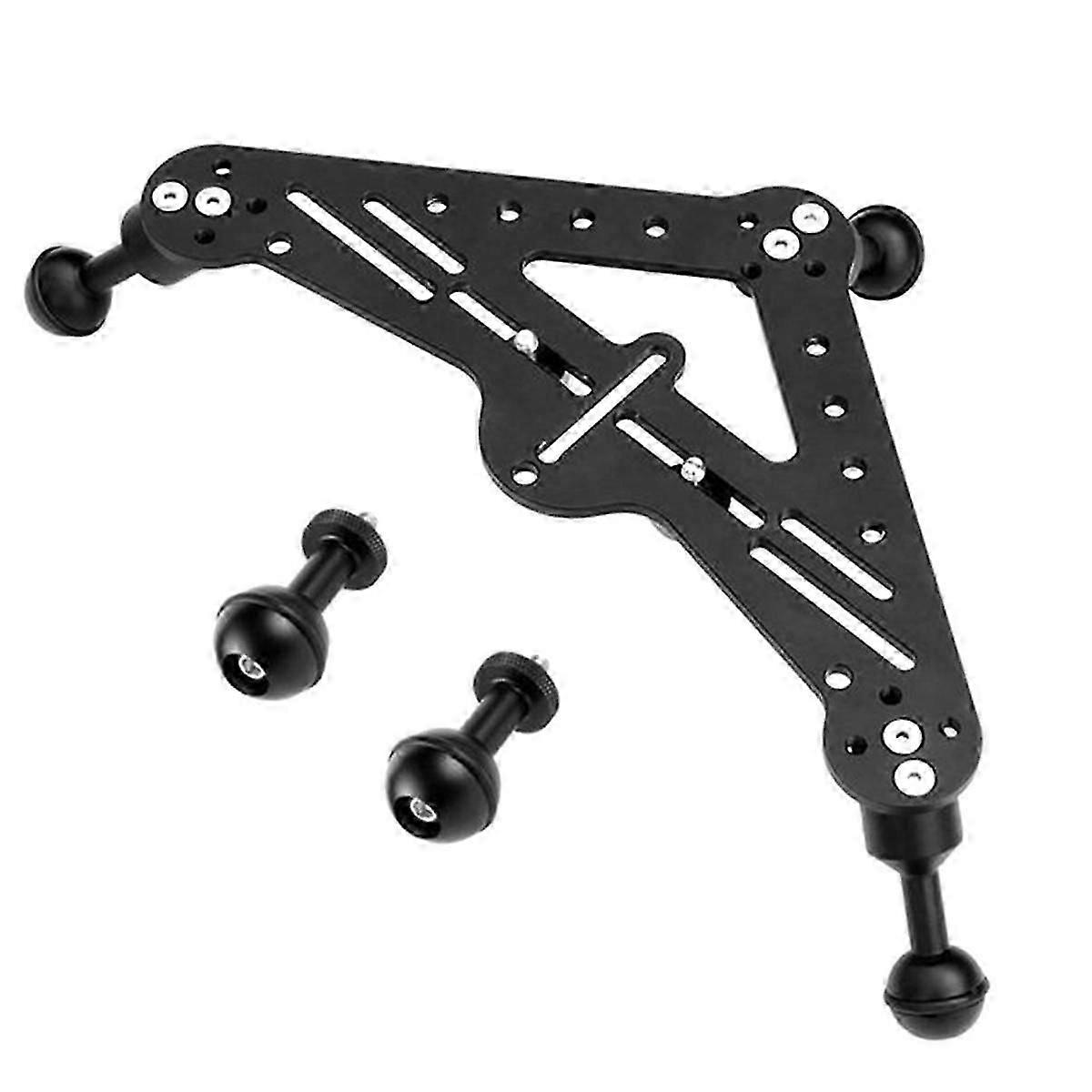 Supporto per treppiede triangolare per stabilizzatore video per fotocamera subacquea