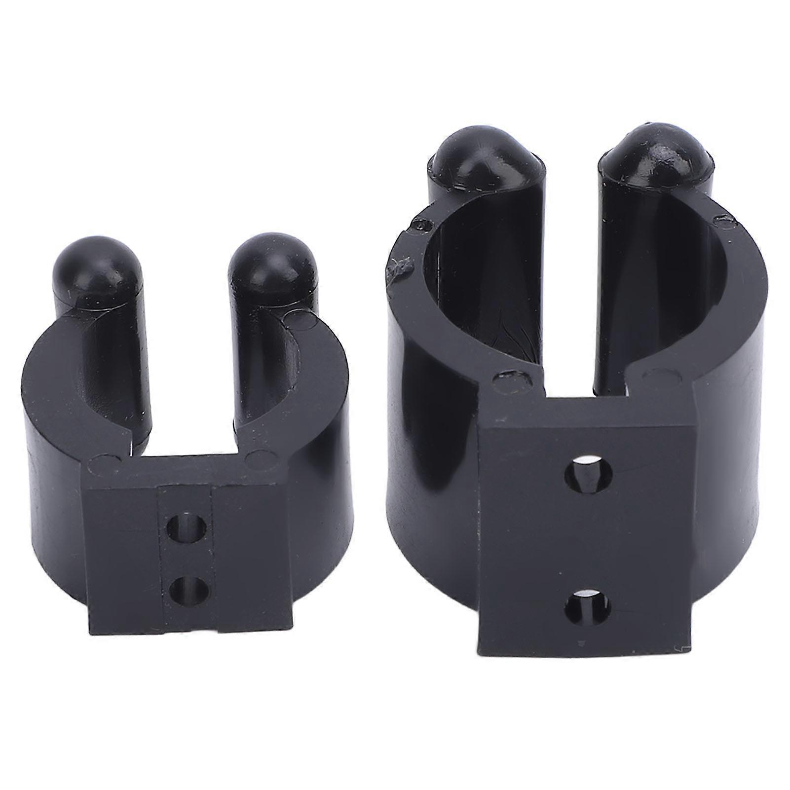 Pool Cue Holder Clamp Plastic 17mm & 24mm Wall Mount Clip