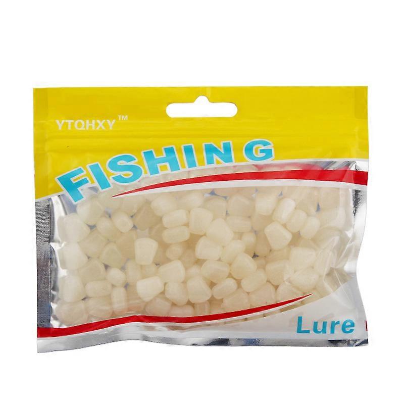 Fishing soft baits, 100 pieces, floating, four-color simulation, suitable for both saltwater and freshwater