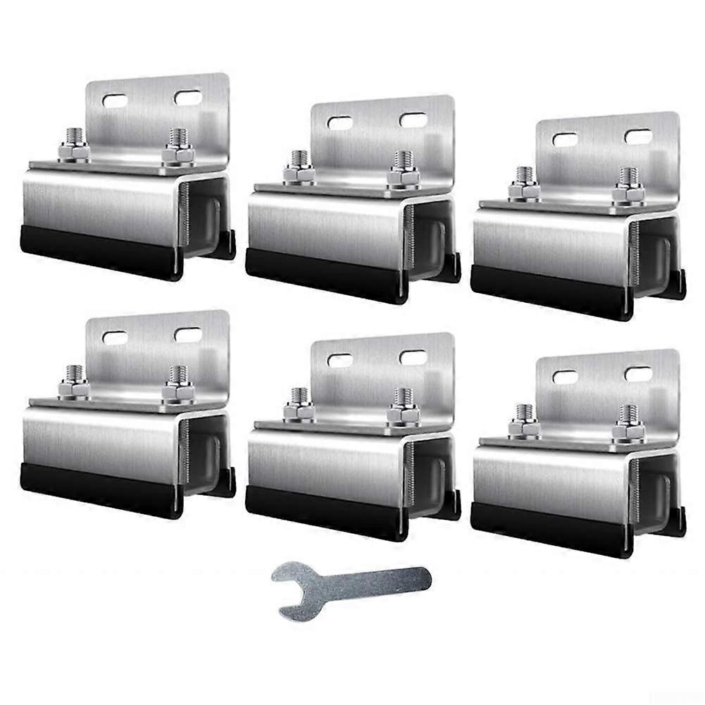 Van Roof Rack Mount Kit With Wrench, 6Piece, Mounting Kit For Vans, Increases Cargo Space, Compatible With Vans