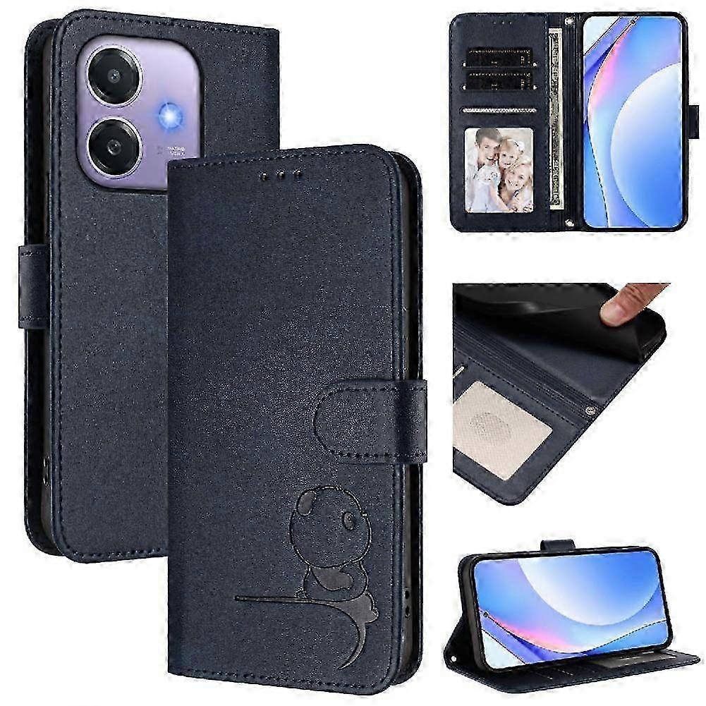 RFID Blocking PU Leather Flip Case with Card Slots, Kickstand & Mag...